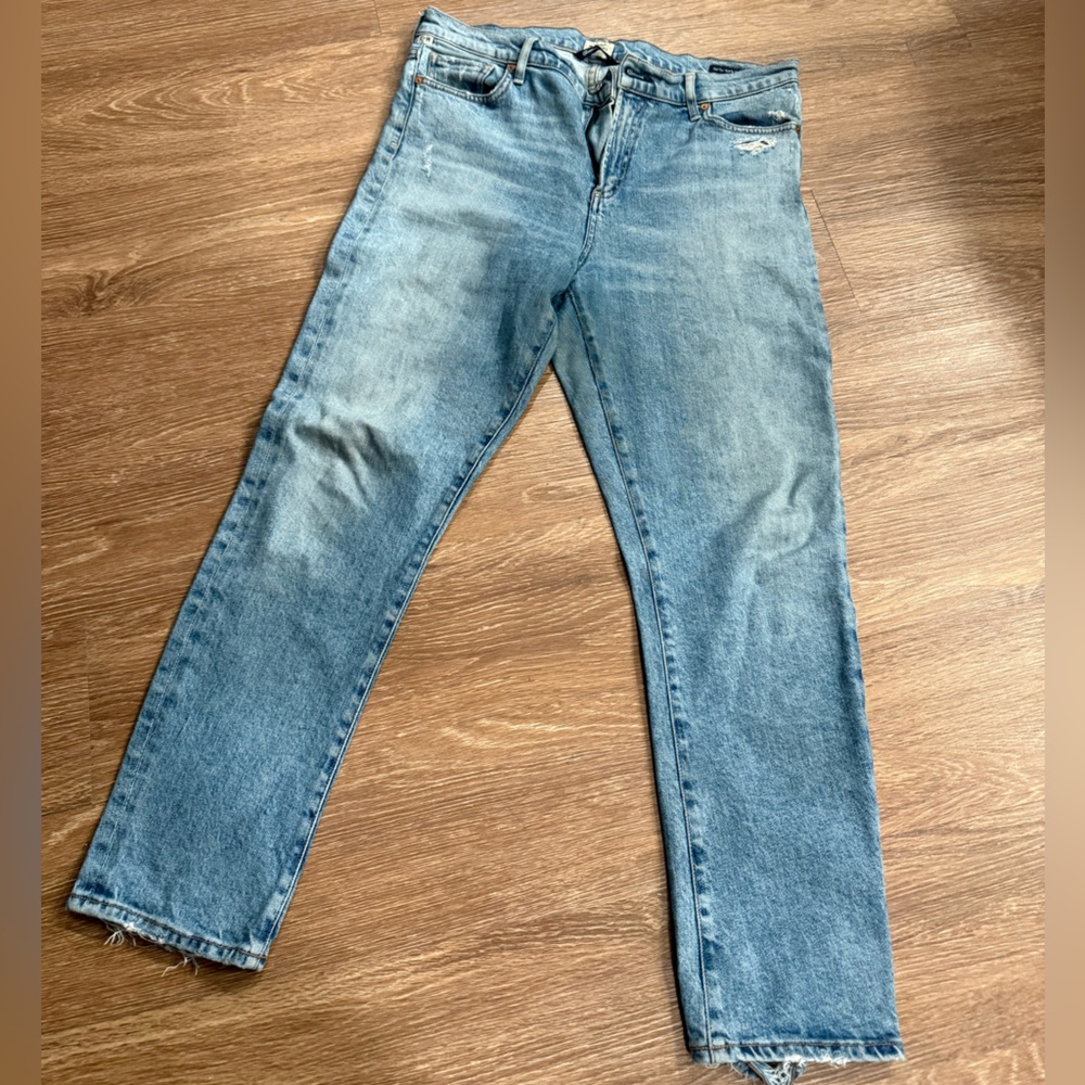 Citizens Of Humanity Light Blue Straight Leg Jeans